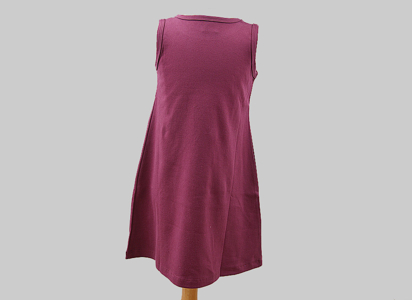 burgundy color, girl toddler A Line Dress