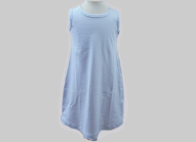 light blue color, girl toddler A Line Dress