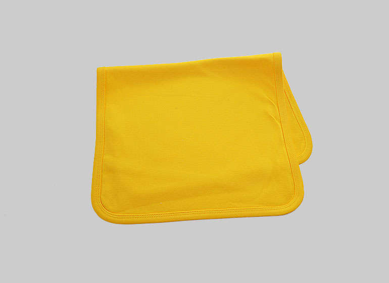 LSU Gold Color Baby Burp Cloth 13x19"
