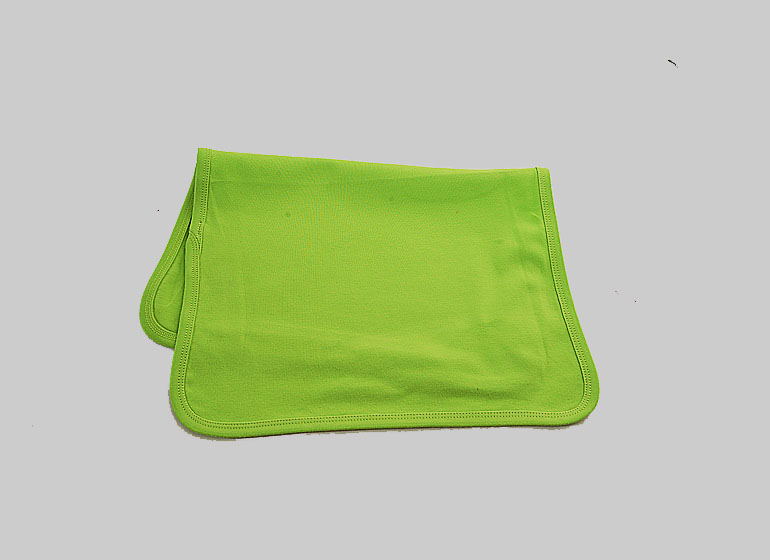 Hot Green Color Baby Burp Cloth 13x19"