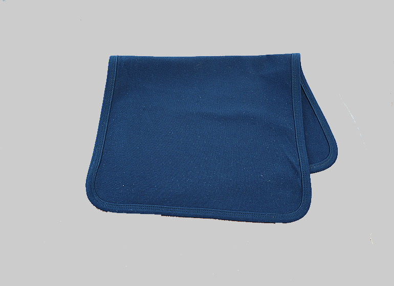 Navy Color Baby Burp Cloth 13x19"