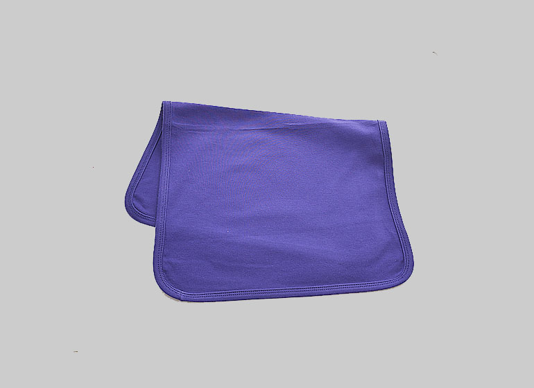 LSU Purple Color Baby Burp Cloth 13x19"