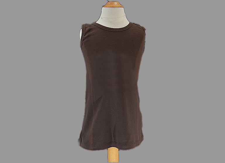 Chocolate Brown Baby A Line Dress
