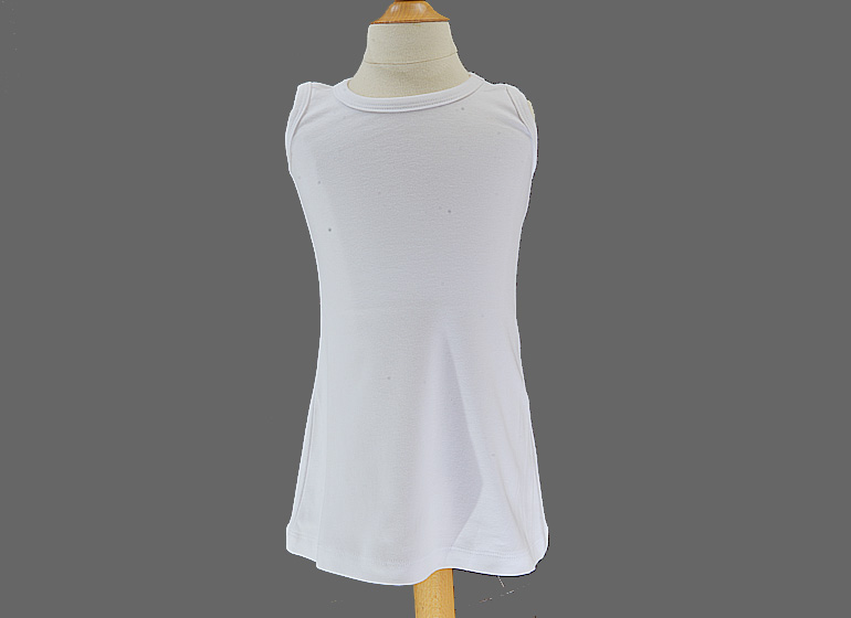 White Baby A line Dress