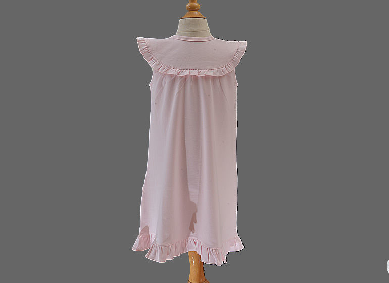 Pastel Pink color baby sleeveless dress,