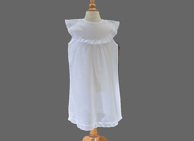 baby girl toddler girl soft cotton white dress