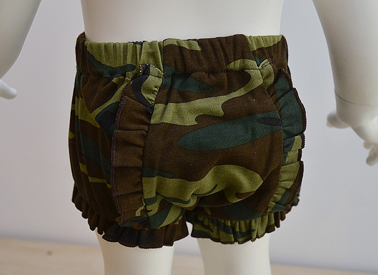 Camouflage Ruffle Diaper Cover