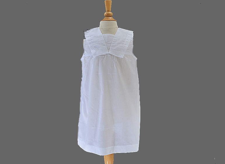 Soft Cotton Baby & Toddler Dress, Sailor Collar